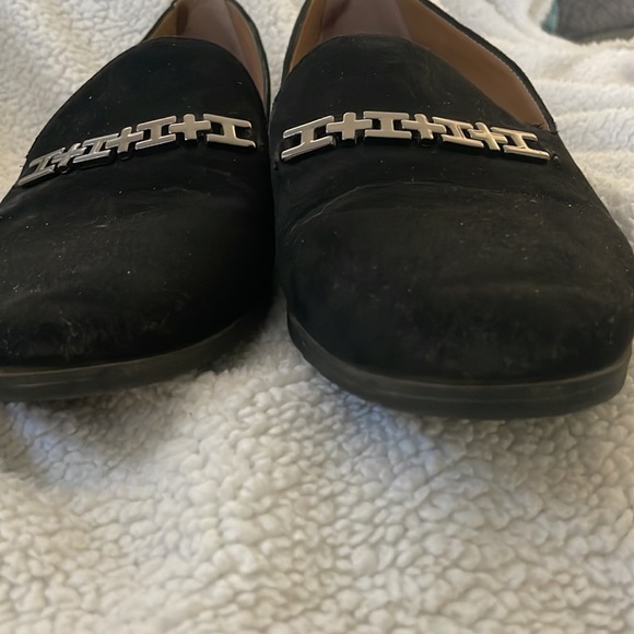 Franco Sarto Farrah Vegan Suede Chain Loafers - Picture 8 of 9